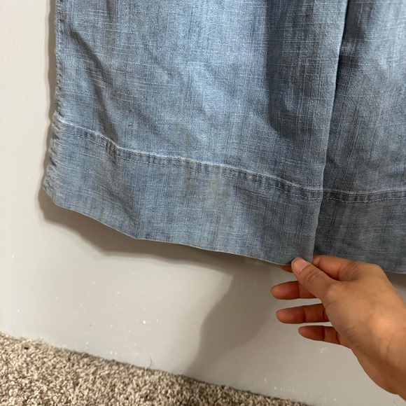 Alice + Olivia Chambray Sleeveless Jumpsuit Size 0 - Picture 8 of 13